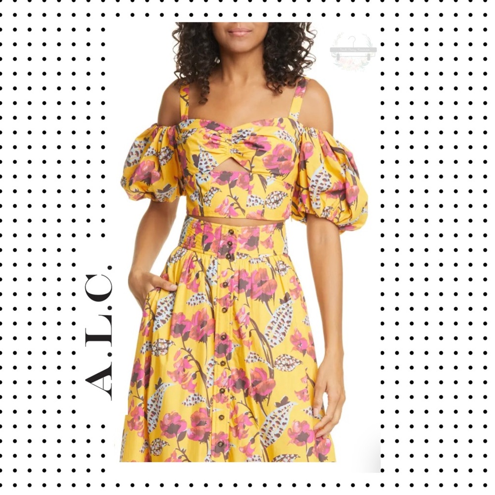 NWT A.L.C - Melody Floral Top 0